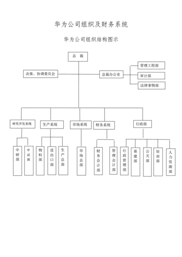 免费在线预览全文华为公司织结构及具体描述华为公司组织及财务系统