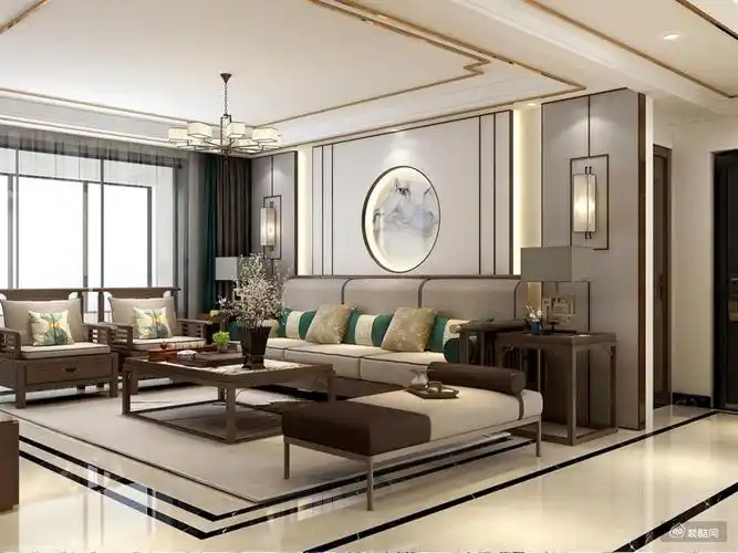 案例介绍:2021年新中式风格,越来越多的年轻人首选风格装修户型:三室