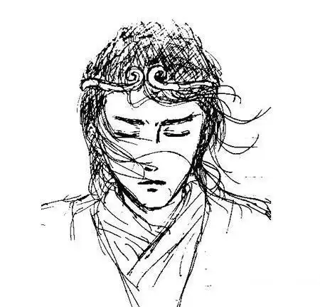 大话西游中至尊宝头像简笔画图片