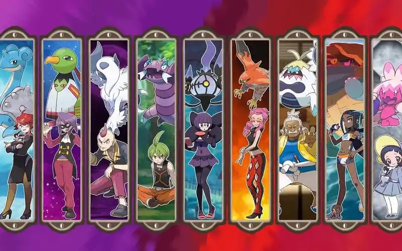 历代宝可梦四天王bgm合集,谁才是你最喜欢的四天王?【宝可梦朱紫】