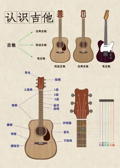 快来和我一起认识吉他