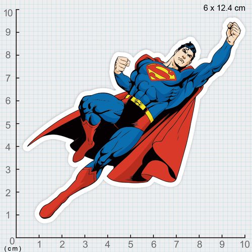 贴纸超人dc英雄人物手机手机贴华硕笔记本电脑拉杆箱笔记本个性小贴纸