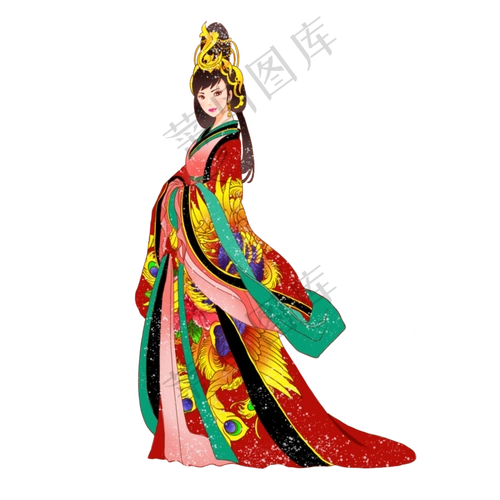 女王华丽中国风皇后(2000x2000(dpi:300))psd模版下载