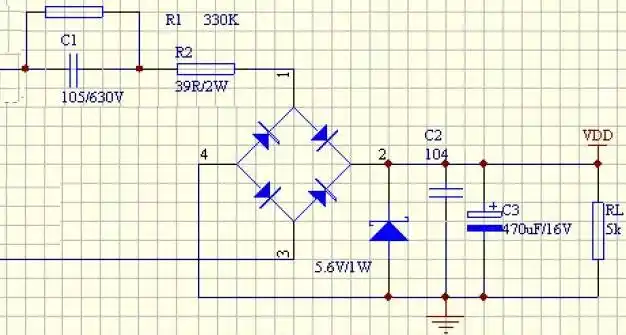 退休工程师 馆藏分类  采用电容降压时应注意以下几点:  1 根据负载的