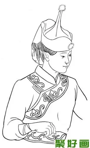 白描少数民族人物欣赏与画法