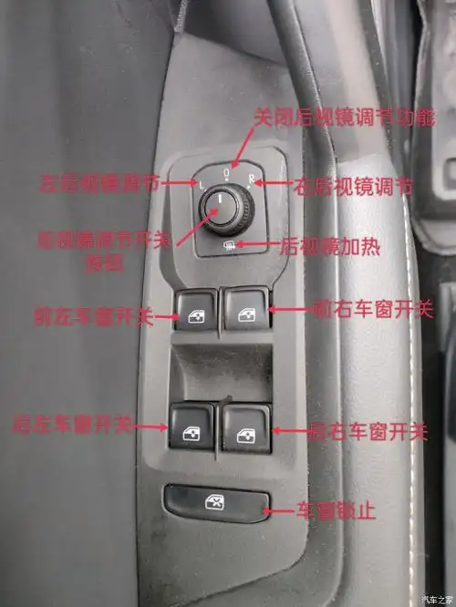 朗逸plus主驾驶车门按键说明