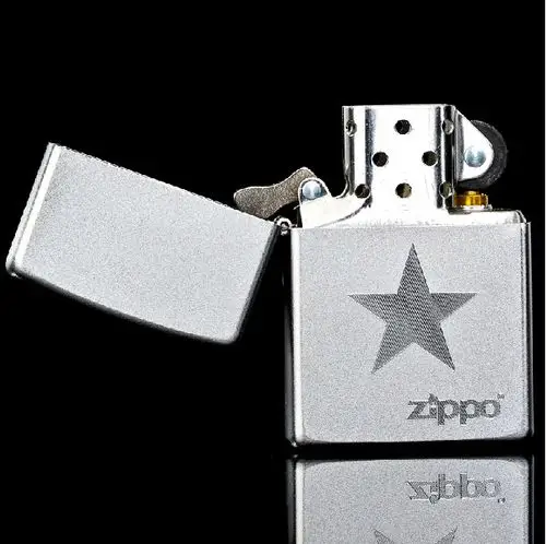 美国原装芝宝zippo正品打火机 205磨砂 五角星