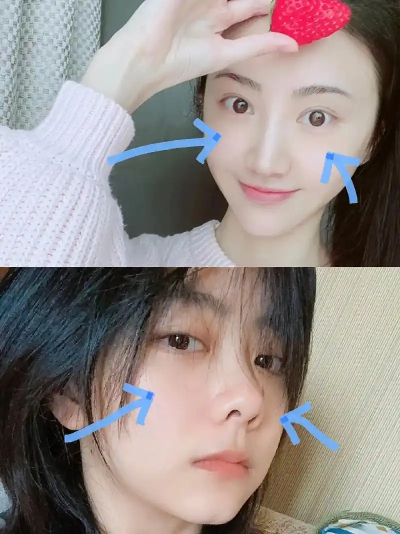 女明星的素颜百脸蛋原来可以这么简单拥有 #水乳套装#炫迈妹子 - 抖音