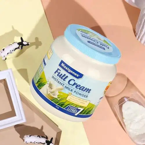 澳洲美可卓蓝胖子高钙全脂奶粉1kg无蔗糖青少年营养早餐fullcream