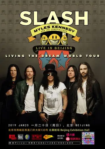 枪花吉他手slash将携个人乐队1月20日北京演出