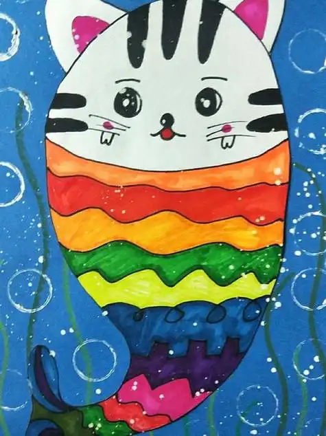 6岁宝宝画画作品儿童画画6岁儿童绘画