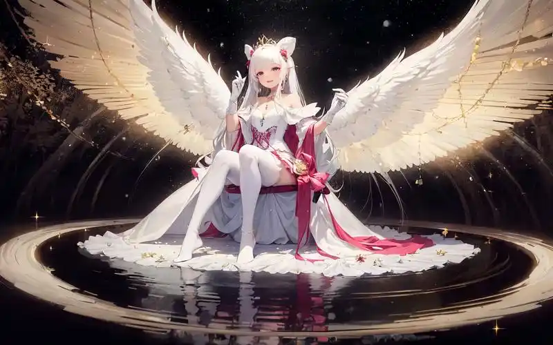 白毛红瞳天使蝶恋美少女第8期