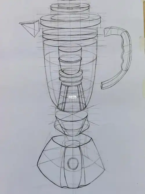 产品设计爆炸图  #爆炸图  #结构素描  #产品设计结构素描  #工业