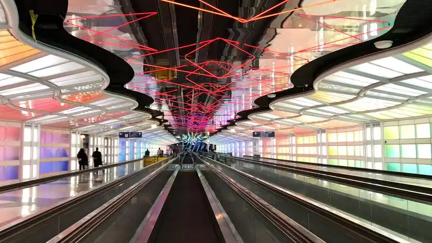 芝加哥奥黑尔国际机场景观随拍(20201020)