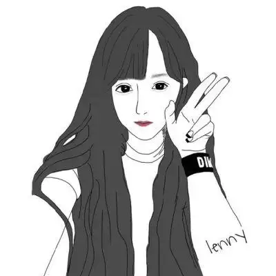 头像女生手绘高冷 你就是你不一样的烟火_微信头像图片大全