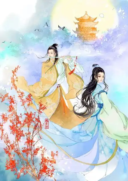 高清古风情侣图集(52张),超恩爱甜蜜的古风图片