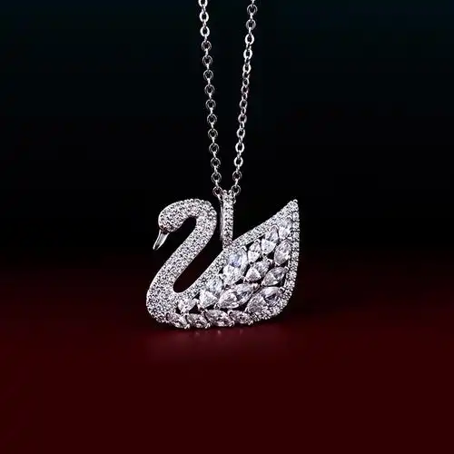 swarovski施华洛世奇白天鹅吊坠项链女轻奢水晶锁骨链5169080
