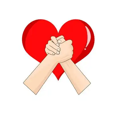 双手紧握鼓励加油元素手互相加油png素材加油鼓励元素