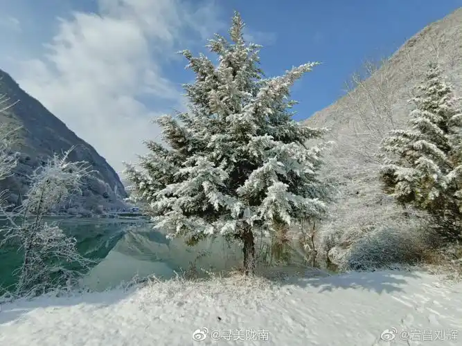 雪,冬天对官鹅沟最美的馈赠!|官鹅沟|雪景_新浪新闻