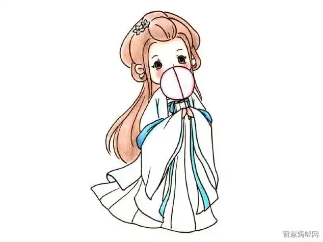 12星座古风少女简笔画步骤