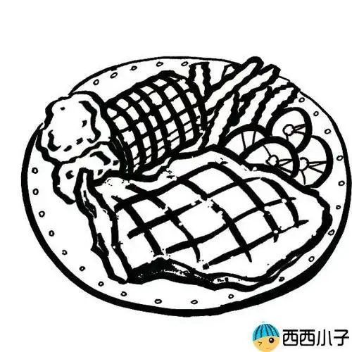 牛排怎么画简笔画牛排怎么画简笔画图