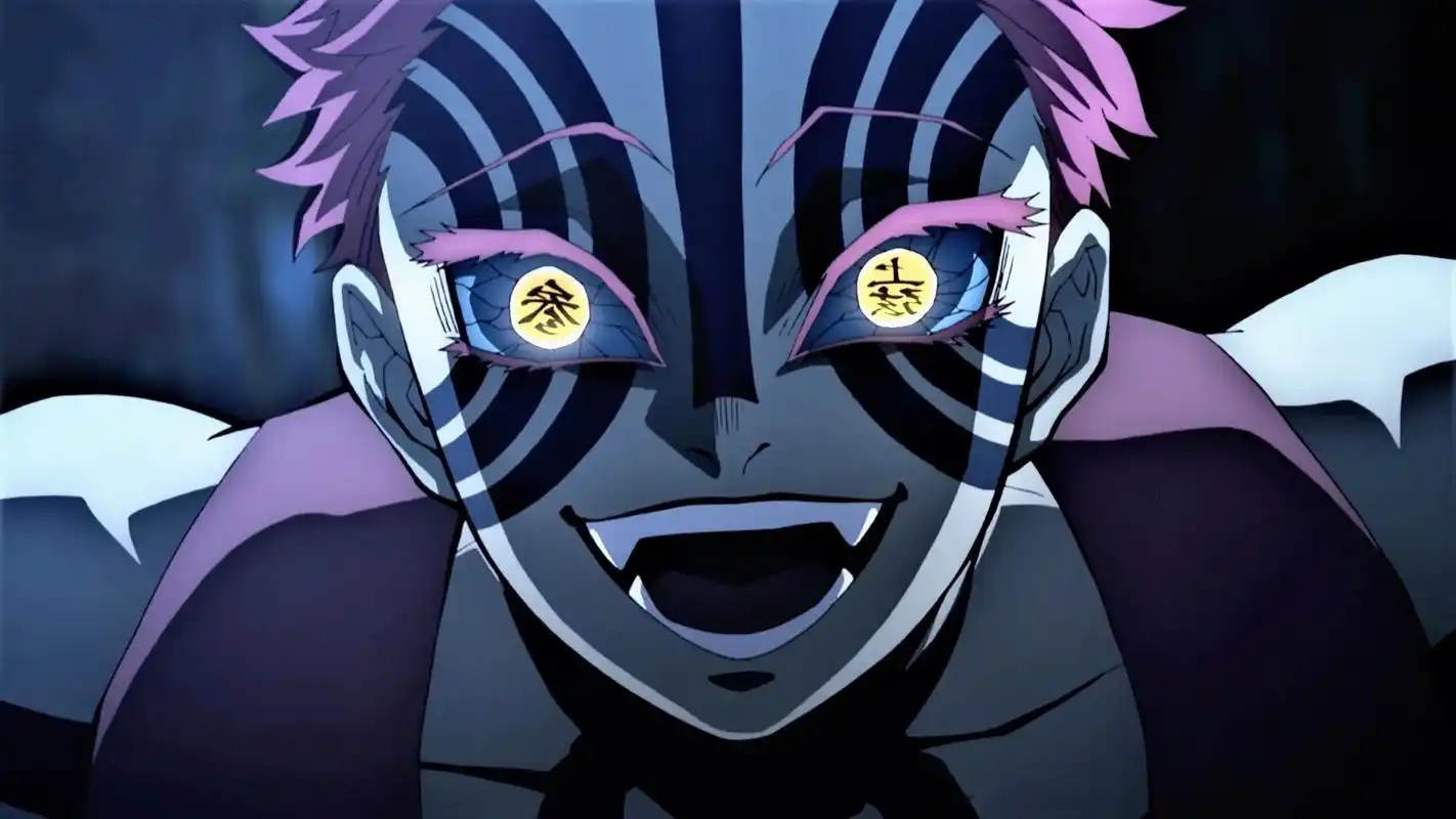 上弦之叁猗窝座.#鬼灭之刃 #壁纸 - 抖音