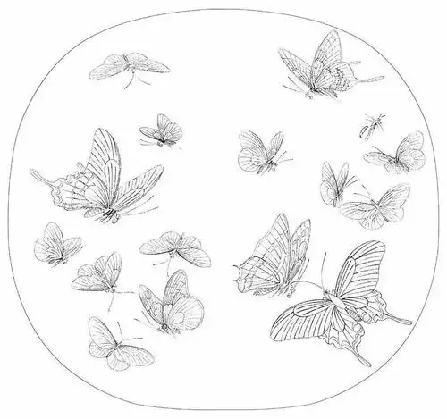 工笔画临宋晴春蝶戏图步骤