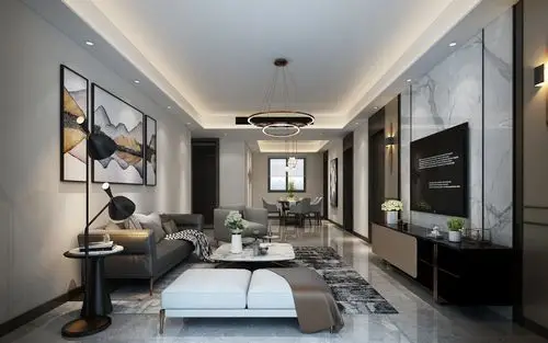 伯乐达.加州东郡现代简约装修效果图