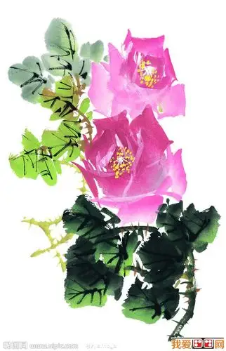 水彩画:构图方式_水彩画教程_学画画_我爱画画网_一个免费学画画的网