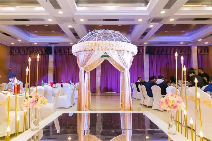 香槟色主题婚礼会场