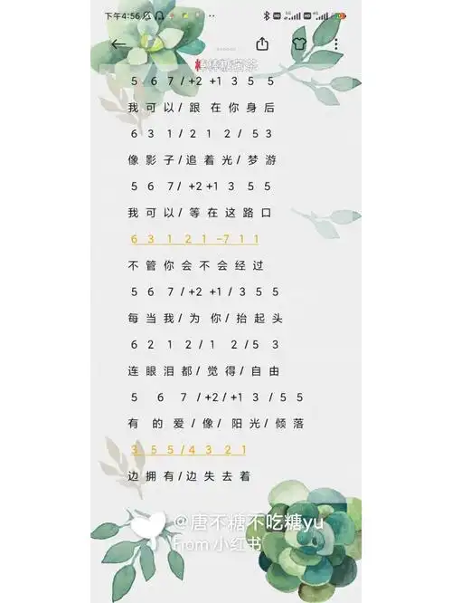 蛋仔派对简谱追光者