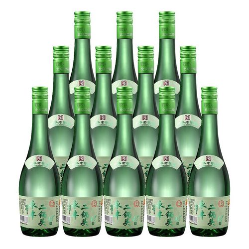 永丰牌永丰二锅头白酒 北京二锅头 清香型白酒 42度 480ml 12瓶 永丰