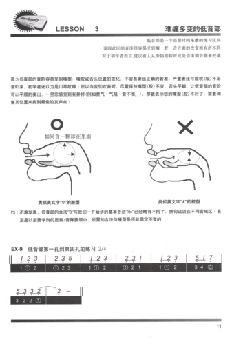 布鲁斯十孔口琴入门教程3(难缠多变的低音部)