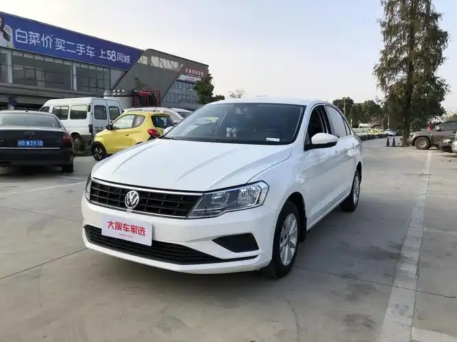 宁波2017年10月大众捷达2017款15l自动时尚型白色自动档
