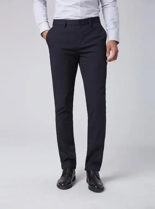 金利来男装微弹休闲裤男士款秋冬商务休闲男裤长裤子 藏蓝-95 29