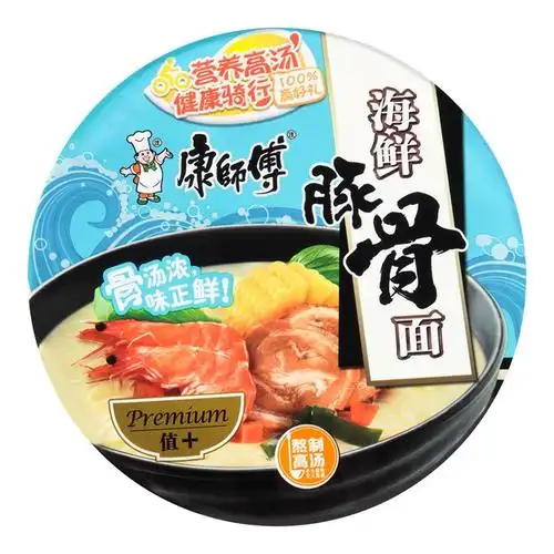 商品详情 - 康师傅 海鲜豚骨面 方便面 116g - image  0