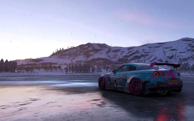 【4k60fps】竞速艺术品:地平线4冬季大不列颠现实呈现