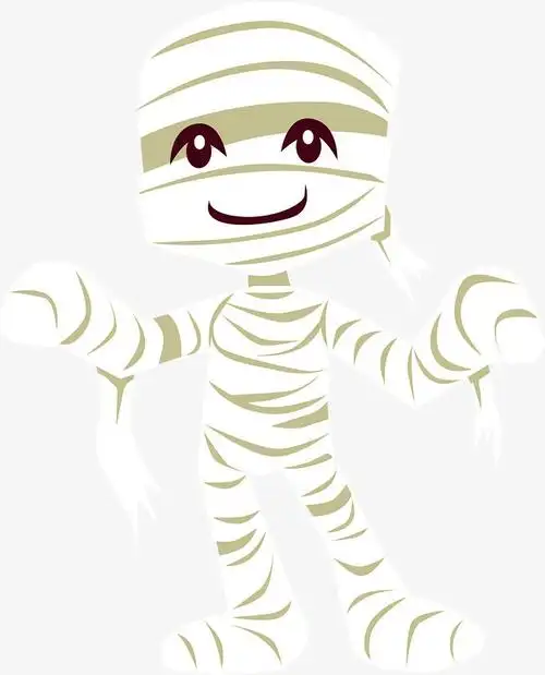 绿色绷带木乃伊