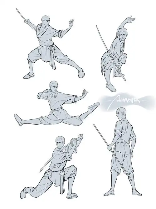 少林武僧|武术速写-10动作