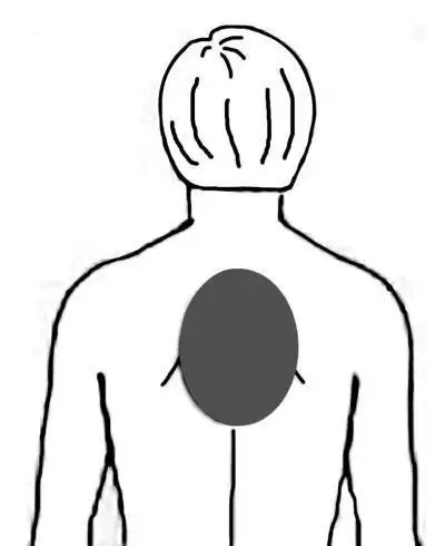 背部养生简笔画