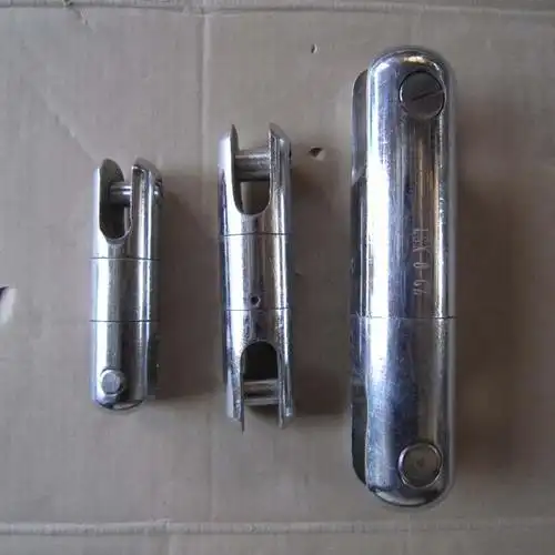 电力牵引绳旋转连接器转环万向环网套钢丝绳连接器