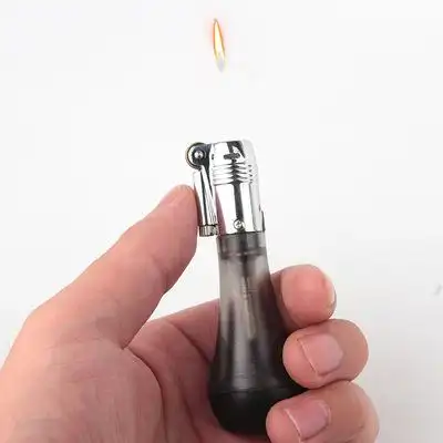 am-7103酒壶型鬼火飘火飞火砂轮打火机奥麦