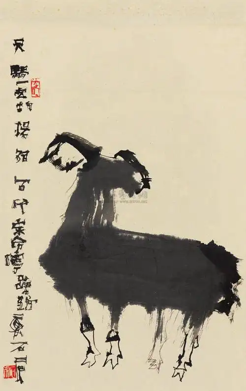 【羊 纸本水墨】拍卖品_图片_价格_鉴赏_绘画_雅昌艺术品拍卖网