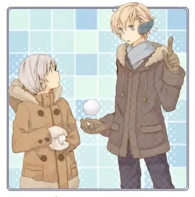 诺:"待会儿就朝那个笨蛋脸上扔" 冰"好的哦尼酱" 画面外的丁蠢:"不要