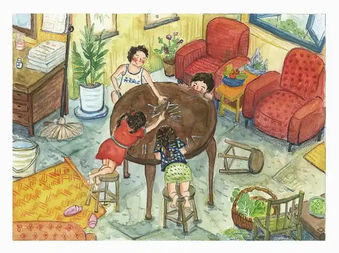 一些关于童年的插画|插画|商业插画|赵大吉 - 原创作品 - 站酷 (zcool