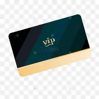 手绘vip会员卡黄金卡模板矢量免抠素材