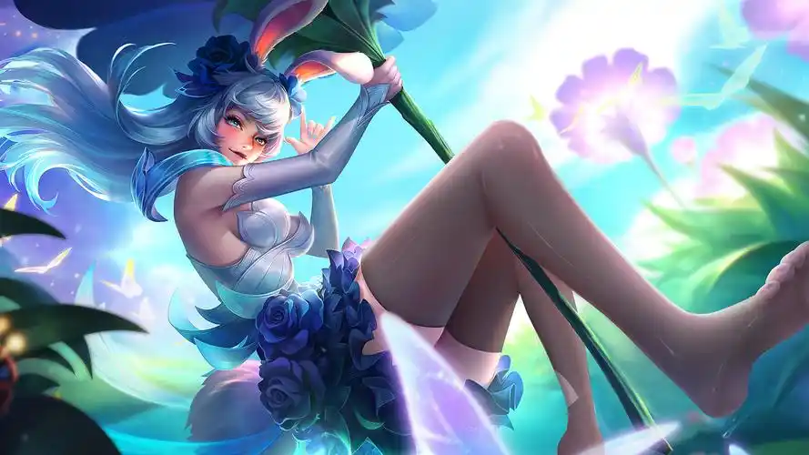 王者荣耀花间舞-公孙离黑美腿 绝对领域图片