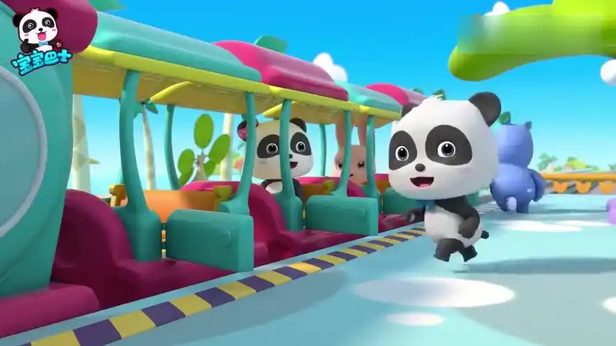 宝宝巴士:小火车来了,奇奇妙妙坐上小火车游玩!