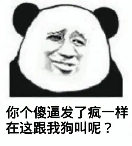 你个傻逼发了疯一样,在这跟我狗叫呢?