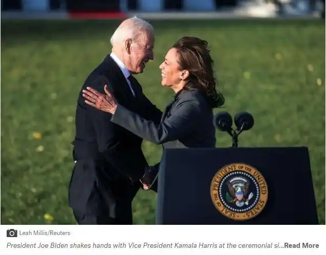 被爆在白宫遭孤立哈里斯为自己辩护未感到不被拜登重用